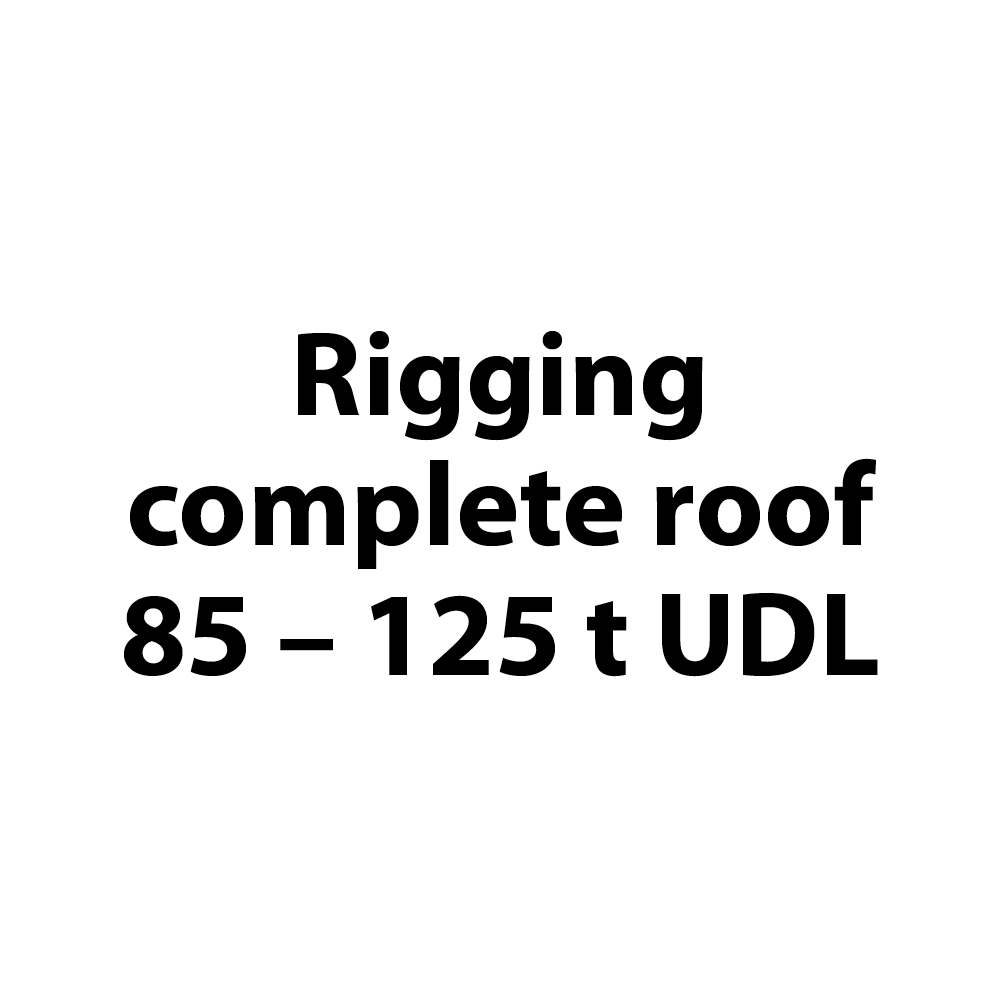 Rigging complete roof